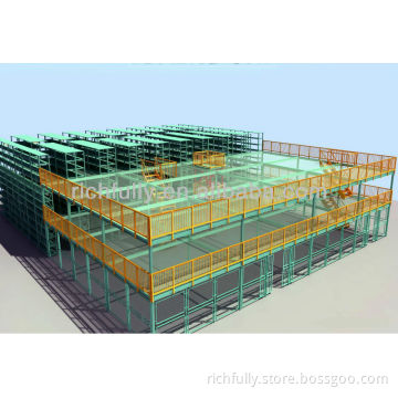 3-Levels Mezzanine Rack ( CE and ISO Approved )